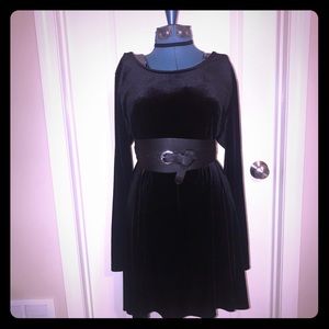 Black Velvet Dress